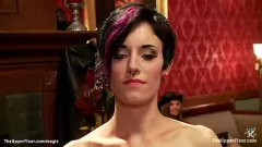 Play Maestro Stefanos dominates a wild orgy of tied-up slaves in a hardcore bdsm party with rough fucking, gagging, and flogging