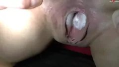 Jouer Jessy Blue dans un gangbang sauvage avec plusieurs grosses bites, gorge profonde et action creampie