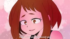 Jouer My Hero Academia Hentai: la confessione d'amore di Uraraka porta a un'intensa scopata nella fica di Midoriya