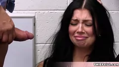 Play Busted Teen Shoplifter Punished with Rough Sex and Deep Doggystyle