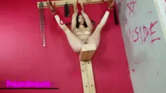 تشغيل جلسة BDSM مع نجمة الأفلام الإباحية جيزيل مونتيس ومثقابها السحري